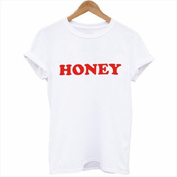honey letter print and women mens harajuku womens summer short sleeve o neck casual plus size female tee, White;black
honey letter print and women mens harajuku womens summer short sleeve o neck casual plus size female tee, White;black