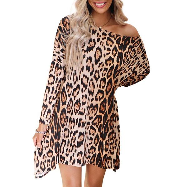 casual dresses 2021 spring and summer women's leopard print long sleeve round neck loose dress woman plus size sexy, Black;gray
casual dresses 2021 spring and summer women's leopard print long sleeve round neck loose dress woman plus size sexy, Black;gray