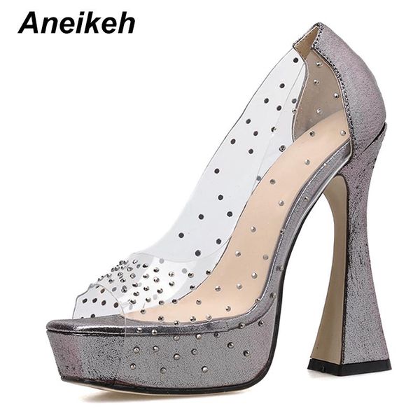 dress shoes aneikeh 2021 fashion pvc high heels party wedding pumps women slip on open toe spike ladies nightclub, Black
dress shoes aneikeh 2021 fashion pvc high heels party wedding pumps women slip on open toe spike ladies nightclub, Black