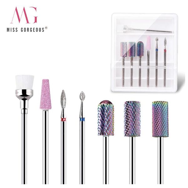 nail art equipment 7pcs tungsten carbide diamond drill bits set electric manicure drills for machine milling cutter files buffer, Silver
nail art equipment 7pcs tungsten carbide diamond drill bits set electric manicure drills for machine milling cutter files buffer, Silver