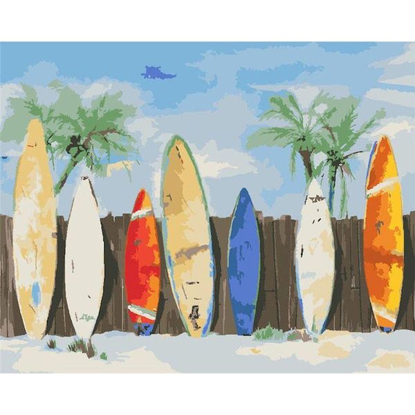 paintings oil painting by numbers surfboard on canvas for adults diy kits acrylic paint picture drawing coloring number decor scenery
paintings oil painting by numbers surfboard on canvas for adults diy kits acrylic paint picture drawing coloring number decor scenery