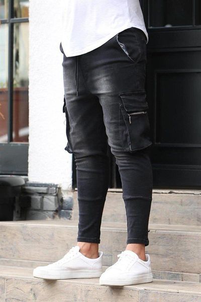 men's jeans pocket link work men black stretch knee biker 2021 slims little feet the pencil pant s-3xl, Blue
men's jeans pocket link work men black stretch knee biker 2021 slims little feet the pencil pant s-3xl, Blue