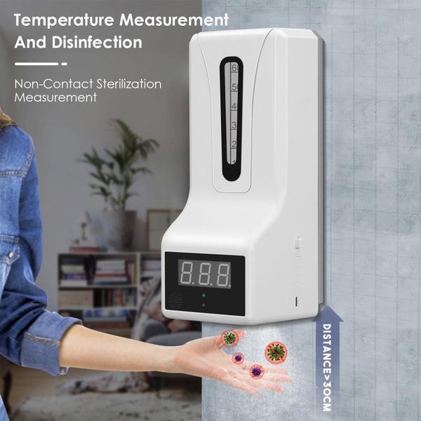 liquid soap dispenser automatic temperature measuring non-contact smart two in one disinfection machine, sanitizing machine gel
liquid soap dispenser automatic temperature measuring non-contact smart two in one disinfection machine, sanitizing machine gel