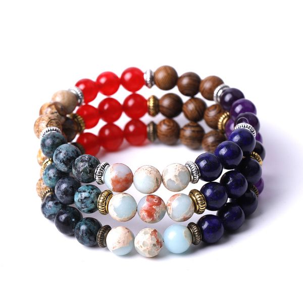 mix and match assorted lots stone beads bracelet women men yoga hand string jewelry friendship gift, Golden;silver
mix and match assorted lots stone beads bracelet women men yoga hand string jewelry friendship gift, Golden;silver