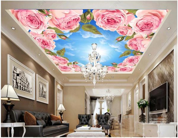 wallpapers 3d ceiling murals po wallpaper rose flower blue sky white cloud home decor wall for living room
wallpapers 3d ceiling murals po wallpaper rose flower blue sky white cloud home decor wall for living room