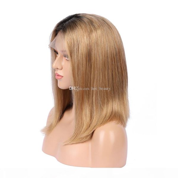 ombre honey blonde color 1b 27 thick glueless full lace human hair wigs brazilian straight lace front wig for black women, Black;brown
ombre honey blonde color 1b 27 thick glueless full lace human hair wigs brazilian straight lace front wig for black women, Black;brown