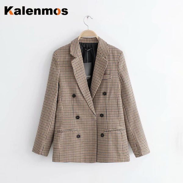 blazer women harajuku korean long sleeve spring fall sun protection japan coat woolen work francais feminino plaid suits, White;black
blazer women harajuku korean long sleeve spring fall sun protection japan coat woolen work francais feminino plaid suits, White;black