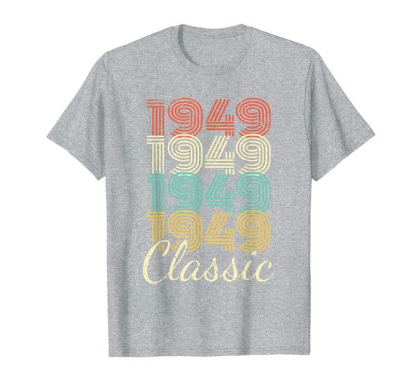 70th birthday shirt men women 70 years vintage 1949 classic t-shirt, White;black
70th birthday shirt men women 70 years vintage 1949 classic t-shirt, White;black