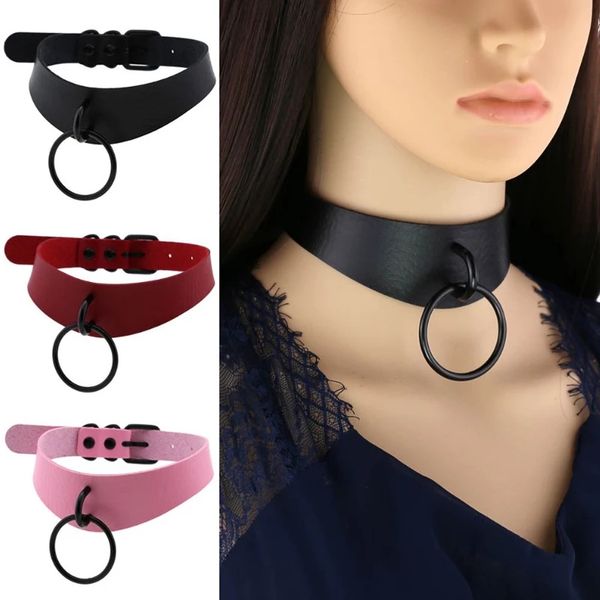 pu leather necklace gothic black circle choker girls round collar punk chokers cosplay chocker halloween club party jewelry, Golden;silver
pu leather necklace gothic black circle choker girls round collar punk chokers cosplay chocker halloween club party jewelry, Golden;silver