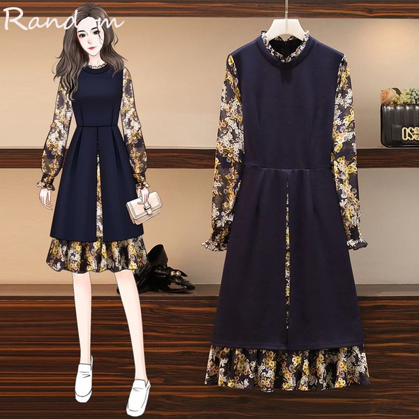female flower autumn shredded print party 2021 long elegant waist high the line dressed as fall plus size office cloth bfpl, Black;gray
female flower autumn shredded print party 2021 long elegant waist high the line dressed as fall plus size office cloth bfpl, Black;gray