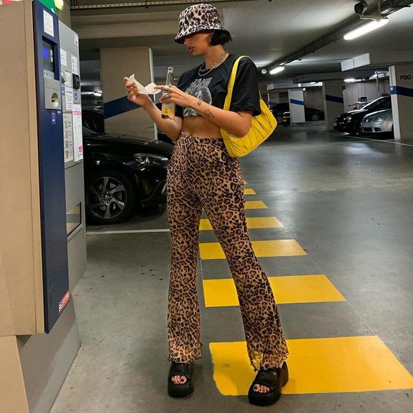 women's pants & capris summer casual female high waist fashion loose leopard printing full length micro flared, Black;white
women's pants & capris summer casual female high waist fashion loose leopard printing full length micro flared, Black;white