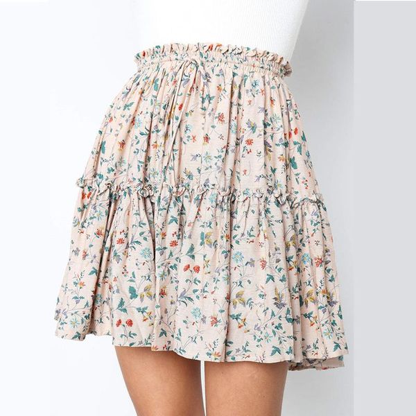 skirts elegant ruffle summer women high waist short skirt layered boho beach floral polka dot print mini fancy, Black
skirts elegant ruffle summer women high waist short skirt layered boho beach floral polka dot print mini fancy, Black
