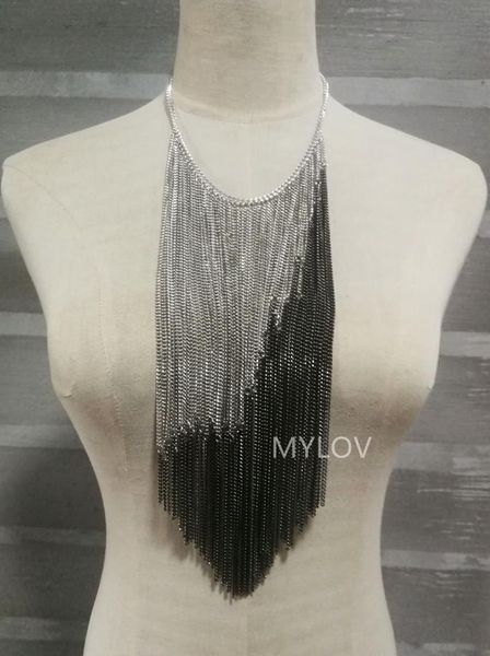 chains 00150 mix colors fashion women chian necklace tassel body jewelry harness jewellery clothing accessories, Silver
chains 00150 mix colors fashion women chian necklace tassel body jewelry harness jewellery clothing accessories, Silver