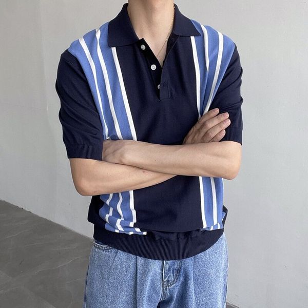 sky blue and white mens street polo shirt high-quality comfortable classic fashion daily travel work party workout, White;black
sky blue and white mens street polo shirt high-quality comfortable classic fashion daily travel work party workout, White;black
