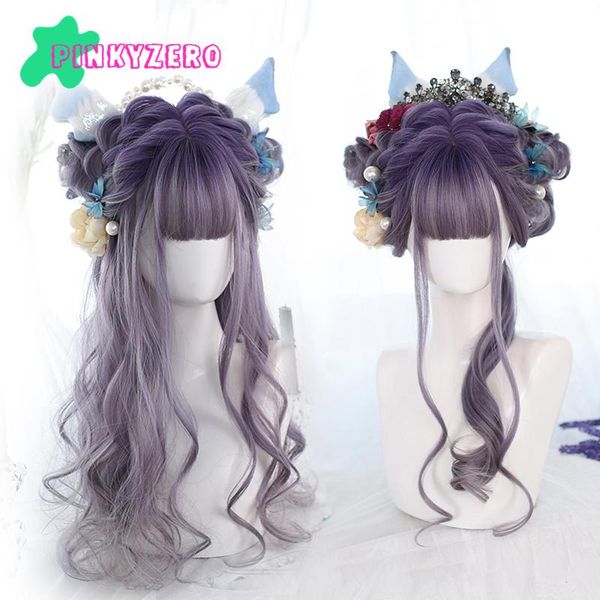 other event & party supplies gradient grey purple lolita wig harajuku long curly wavy synthetic hair kawaii fringe bangs women girls ca
other event & party supplies gradient grey purple lolita wig harajuku long curly wavy synthetic hair kawaii fringe bangs women girls ca