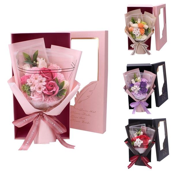 gift wrap creative box artificial soap rose flower bouquet souvenirs for valentine's day mother's birthday decor
gift wrap creative box artificial soap rose flower bouquet souvenirs for valentine's day mother's birthday decor