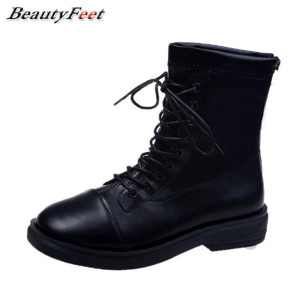 boots ankle for women shoes woman winter thick bottom high heels leather round toe lace up botas mujer plus size, Black
boots ankle for women shoes woman winter thick bottom high heels leather round toe lace up botas mujer plus size, Black