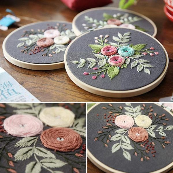 other arts and crafts 3 styles diy embroidery flower handwork needlework painting kit stitch hoop for beginner decoration home r p3i0
other arts and crafts 3 styles diy embroidery flower handwork needlework painting kit stitch hoop for beginner decoration home r p3i0