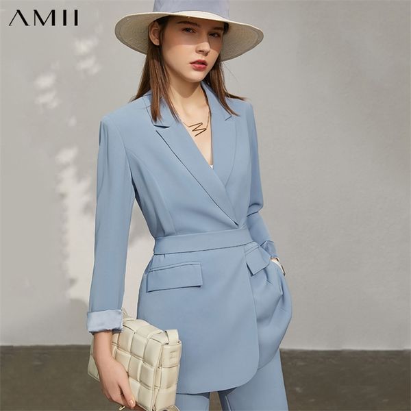 amii minimalism spring suit set offical lady solid lapel full sleeve belt women's coat causal women's suit pants 12140246 211007, White
amii minimalism spring suit set offical lady solid lapel full sleeve belt women's coat causal women's suit pants 12140246 211007, White