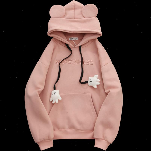 womens solid color hooded sweatshirt with ears on hood loose hoodies 2021 spring long sleeve sweet style girl pullovers, Black
womens solid color hooded sweatshirt with ears on hood loose hoodies 2021 spring long sleeve sweet style girl pullovers, Black
