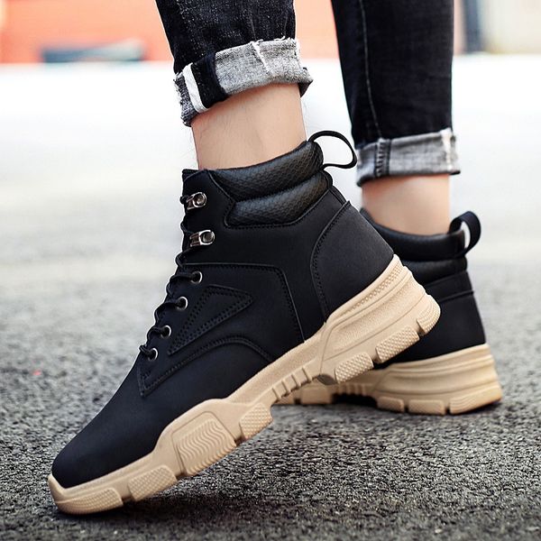 2020 new autumn and winter new martin work shoes casual shoes high-british khaki desert big toe boots short boots military boots mens sh, Black
2020 new autumn and winter new martin work shoes casual shoes high-british khaki desert big toe boots short boots military boots mens sh, Black