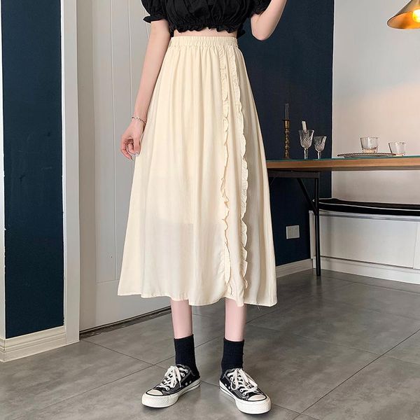 skirts summer 2021 high waist casual slimming ruffled mid-length skirt korean version of the wild cake a-line, Black
skirts summer 2021 high waist casual slimming ruffled mid-length skirt korean version of the wild cake a-line, Black
