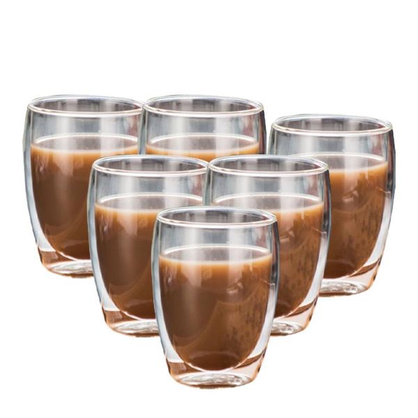 wine glasses 6pc macchiato glass 350 ml double wall cup tea coffee insulated mug espresso beer insulate heat-resistant
wine glasses 6pc macchiato glass 350 ml double wall cup tea coffee insulated mug espresso beer insulate heat-resistant