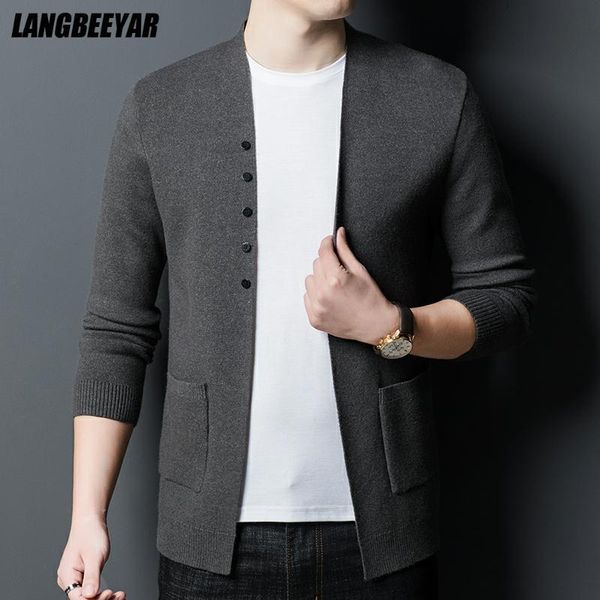 men's sweaters autum brand fashion knit thick button up cardigan japanese men sweater casual solid coats jacket clothes, White;black
men's sweaters autum brand fashion knit thick button up cardigan japanese men sweater casual solid coats jacket clothes, White;black