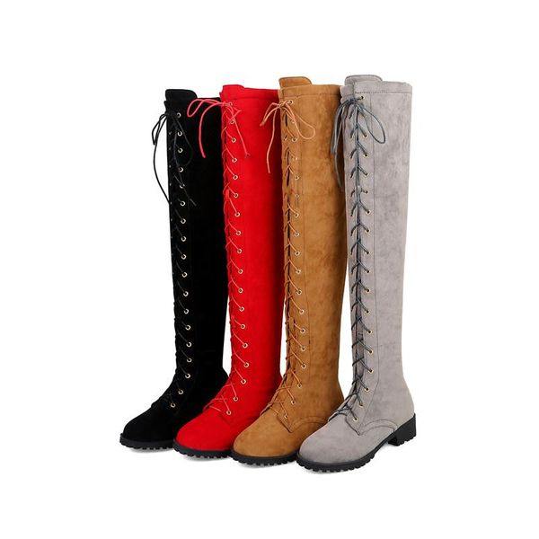 boots qplyxco2021 black arrival over the knee women flock zip lace up fashion long antiskid autumn winter shoes
boots qplyxco2021 black arrival over the knee women flock zip lace up fashion long antiskid autumn winter shoes