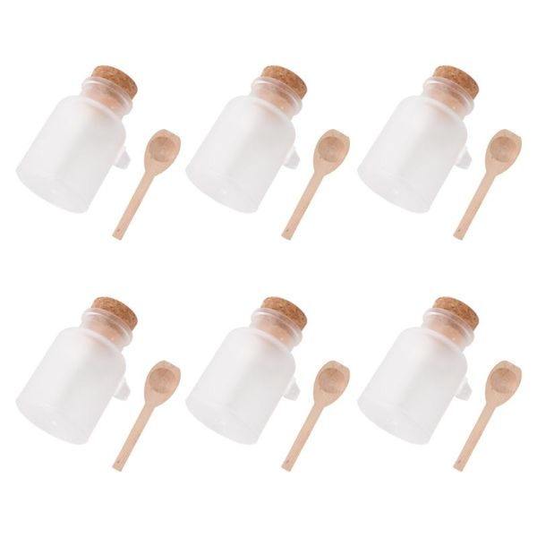 storage bottles & jars 6pcs frosted empty bottle bath salt shaker food powder seasoning nut holder refillable container pot jar for dai
storage bottles & jars 6pcs frosted empty bottle bath salt shaker food powder seasoning nut holder refillable container pot jar for dai