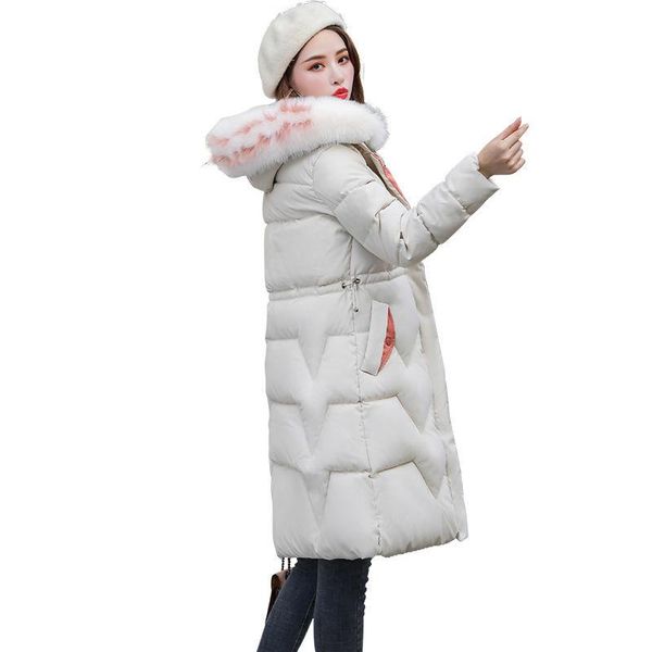 women's wool & blends cotton padded jacket women version over the knee winter 2021 mid-length down coat ladies parkas big fur collar ou, Black
women's wool & blends cotton padded jacket women version over the knee winter 2021 mid-length down coat ladies parkas big fur collar ou, Black