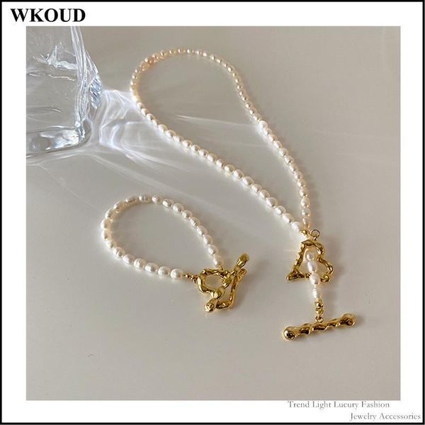 pendant necklaces 2021 french summer retro natural freshwater pearl love ot buckle women's necklace personal wild clavicle chain bracel, Silver
pendant necklaces 2021 french summer retro natural freshwater pearl love ot buckle women's necklace personal wild clavicle chain bracel, Silver