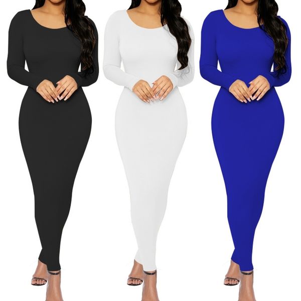 new women's solid color simple long sleeve round neck slim dress in autumn and winter 2021, Black;red
new women's solid color simple long sleeve round neck slim dress in autumn and winter 2021, Black;red