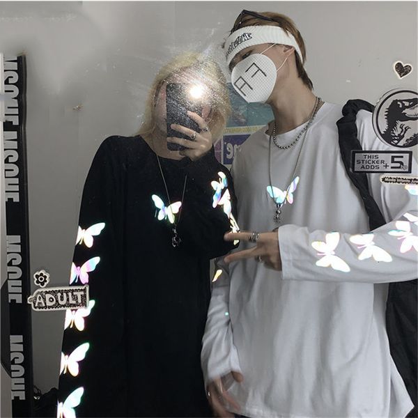 2021 new butterfely t shirt streetwear men women t-shirt japan harajuku couple tshirt funny summer autumn high street 6czz, Black
2021 new butterfely t shirt streetwear men women t-shirt japan harajuku couple tshirt funny summer autumn high street 6czz, Black