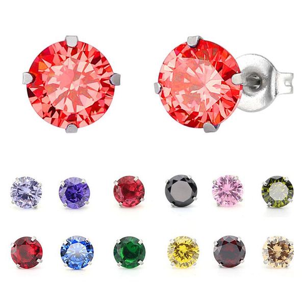 stud 24pcs four 5 mm round zircon earrings europe and the united states titanium steel needle bow, Golden;silver
stud 24pcs four 5 mm round zircon earrings europe and the united states titanium steel needle bow, Golden;silver