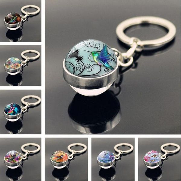 keychains wg 1pc hummingbird keychain pendant cabochon double-sided crystal glass ball animal birds & keyrings for women jewelry, Silver
keychains wg 1pc hummingbird keychain pendant cabochon double-sided crystal glass ball animal birds & keyrings for women jewelry, Silver