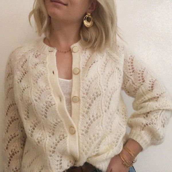 2021 new chic knitting jumper women autumn winter ed sleeve o neck mohair wool casual sweater vintage cardigan femme ir3n, White;black
2021 new chic knitting jumper women autumn winter ed sleeve o neck mohair wool casual sweater vintage cardigan femme ir3n, White;black