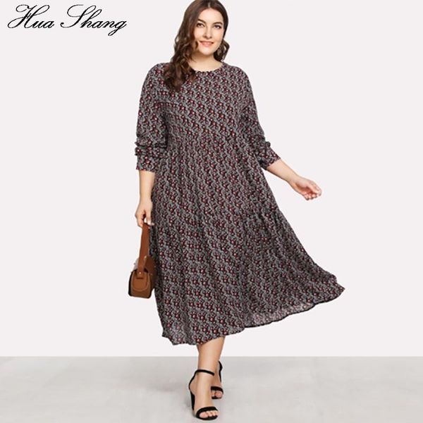 casual dresses autmn winter dress women o neck long sleeve retro floral print maxi plus size loose oversized ladies tunic, Black;gray
casual dresses autmn winter dress women o neck long sleeve retro floral print maxi plus size loose oversized ladies tunic, Black;gray