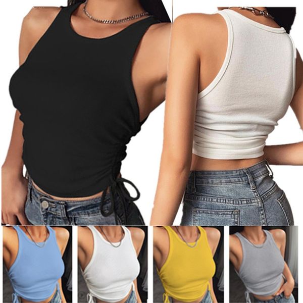 stylish women vest tank casual summer sleeveless tee shirts ribbed knit drawstring side ruched stretch casual vest lady clothing hj2021, White
stylish women vest tank casual summer sleeveless tee shirts ribbed knit drawstring side ruched stretch casual vest lady clothing hj2021, White