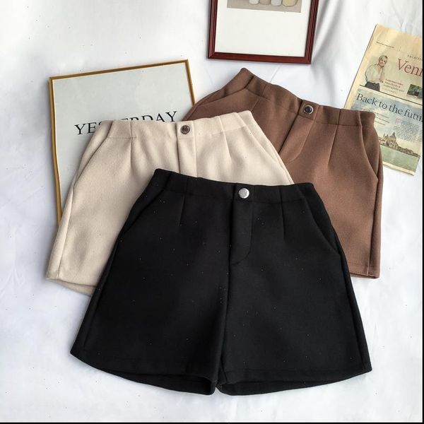 winter woolen shorts women high waist female loose thick elastic waist boots shorts wide leg a line shorts korean fashion, White;black
winter woolen shorts women high waist female loose thick elastic waist boots shorts wide leg a line shorts korean fashion, White;black