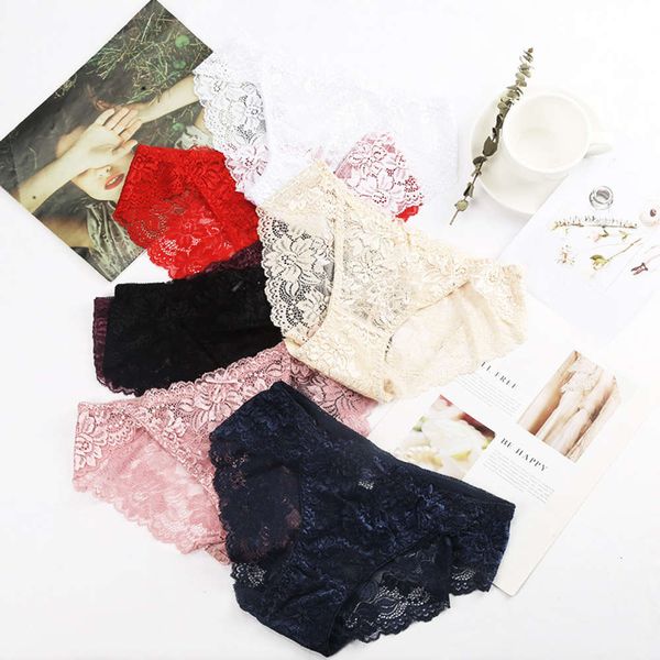 women's lace underwear with hollow waist and transparent cotton band triangle, Black;pink
women's lace underwear with hollow waist and transparent cotton band triangle, Black;pink