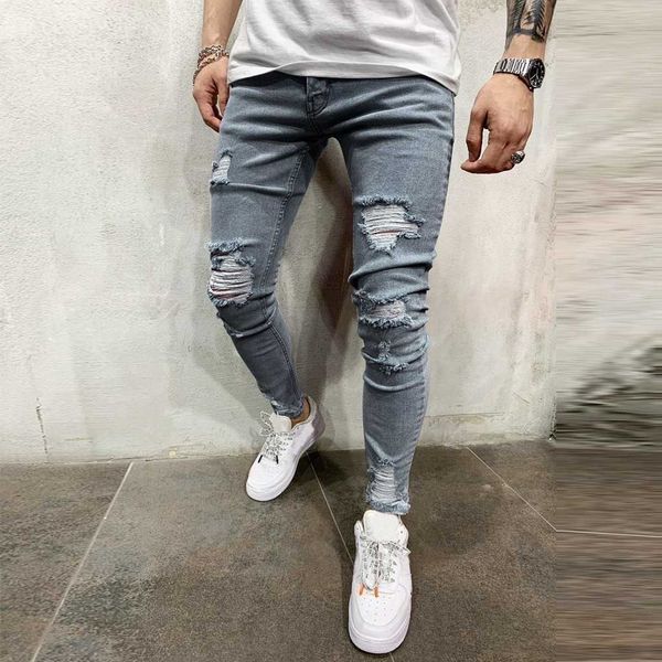 2021 new slim-fit ripped painted jeans patch bedelaar jumbo men hip hop maat werk broek # t2g, Blue
2021 new slim-fit ripped painted jeans patch bedelaar jumbo men hip hop maat werk broek # t2g, Blue