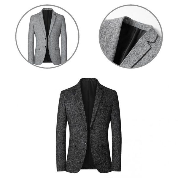 men's suits & blazers formal blazer slim temperament lapel buttons suit jacket men coat, White;black
men's suits & blazers formal blazer slim temperament lapel buttons suit jacket men coat, White;black