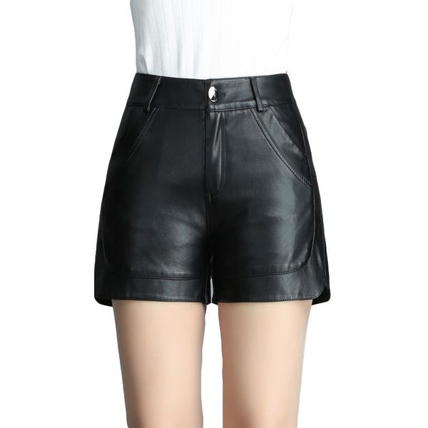 women's shorts eiolzj fashion spring and autumn high waist raise hip slim pockets zipper black solid pu female for women girls, White;black
women's shorts eiolzj fashion spring and autumn high waist raise hip slim pockets zipper black solid pu female for women girls, White;black