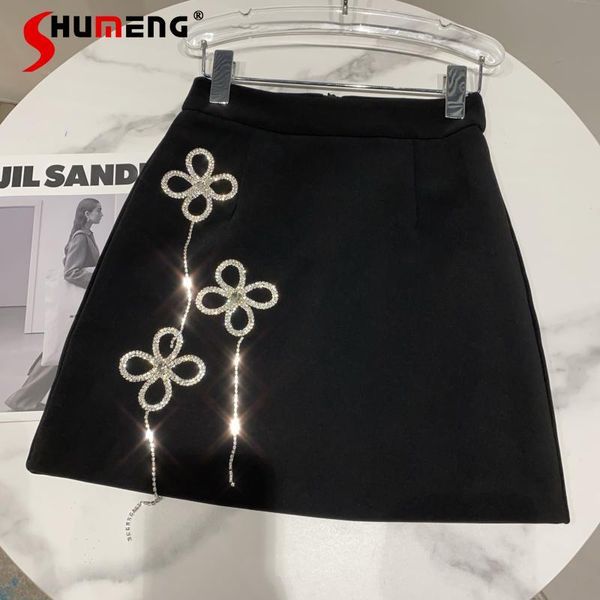 skirts 2021 spring rhinestone flower suit skirt high wais tlady girls tassel a- line shiny, Black
skirts 2021 spring rhinestone flower suit skirt high wais tlady girls tassel a- line shiny, Black