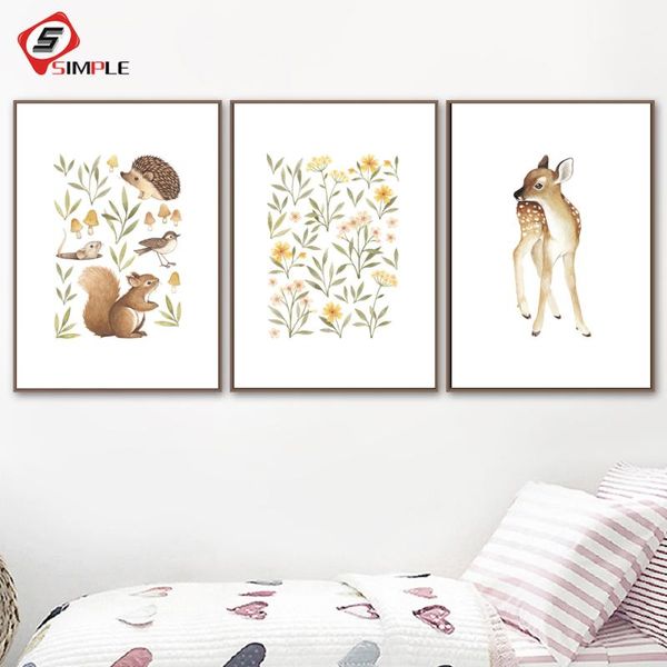 paintings nursery woodland wall art squirrel deer canvas painting flower posters and prints little forest animals pictures for living room
paintings nursery woodland wall art squirrel deer canvas painting flower posters and prints little forest animals pictures for living room