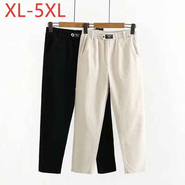 plus size pants 2021 ladies autumn winter cropped for women large slim elastic casual pocket cotton trousers 2xl 3xl 4xl 5xl, Black
plus size pants 2021 ladies autumn winter cropped for women large slim elastic casual pocket cotton trousers 2xl 3xl 4xl 5xl, Black