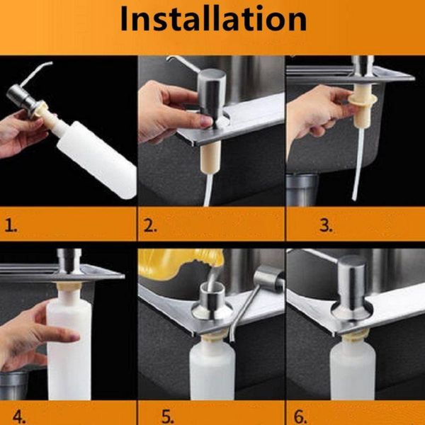 300ml kitchen sink soap dispenser manual press pump liquid soap detergent shampoo reusable dispensers bottle for home bathroom
300ml kitchen sink soap dispenser manual press pump liquid soap detergent shampoo reusable dispensers bottle for home bathroom