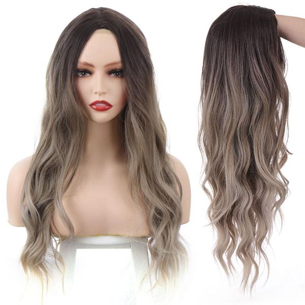 synthetic wigs ailiade ombre brown light blonde platinum long wavy middle part hair wig cosplay natural heat resistant for women, Black
synthetic wigs ailiade ombre brown light blonde platinum long wavy middle part hair wig cosplay natural heat resistant for women, Black