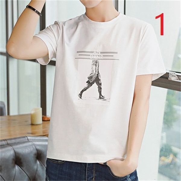 2021 summer short-sleeved men's trend boys new cotton t-shirt loose round neck half-sleeved shirt 47px, White;black
2021 summer short-sleeved men's trend boys new cotton t-shirt loose round neck half-sleeved shirt 47px, White;black